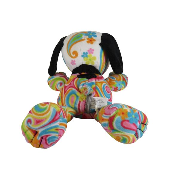 Hallmark Peanuts Snoopy Plush 6" Colorful Retro Pattern Soft Toy Stuffed Animal - Picture 2 of 16